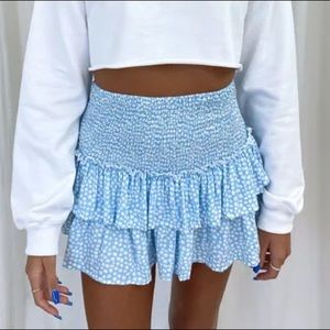 Boutique Patterned Skirt Size Small